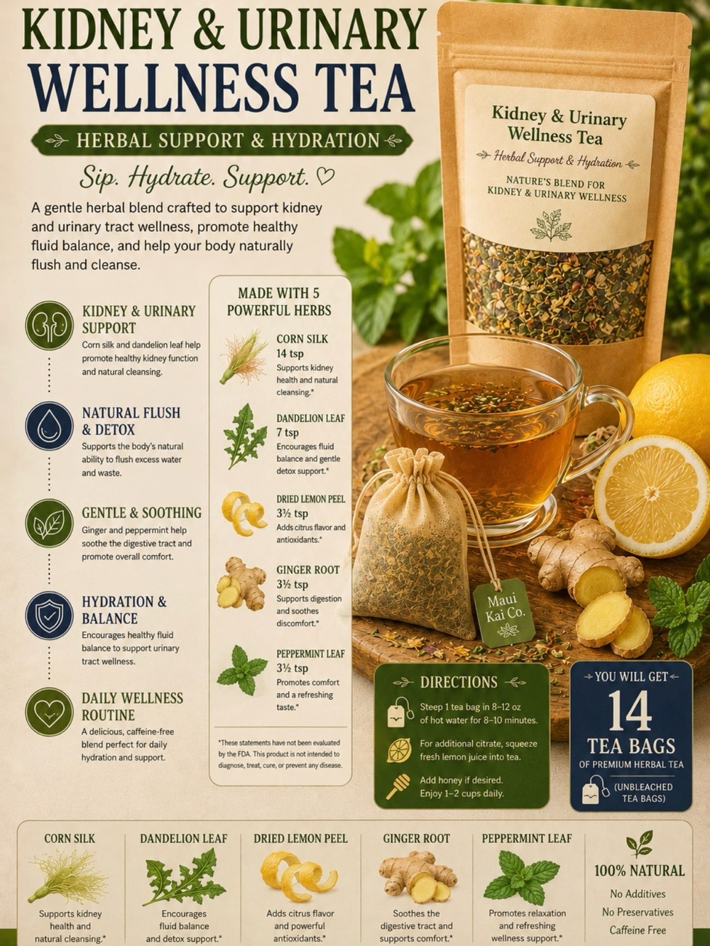 Kidney and Urinary Wellness Tea